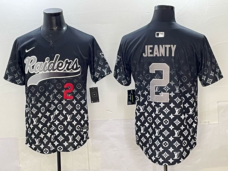 Men 2025 Nike Oakland Raiders #2 Jeanty Black Limited NFL Jersey style 001->atlanta falcons->NFL Jersey